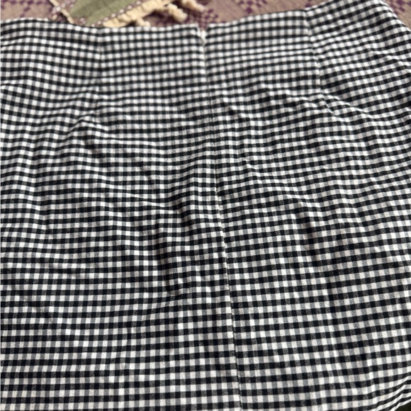 Urban Outfitters Black and White Gingham Mini Skirt - Picture 3 of 5